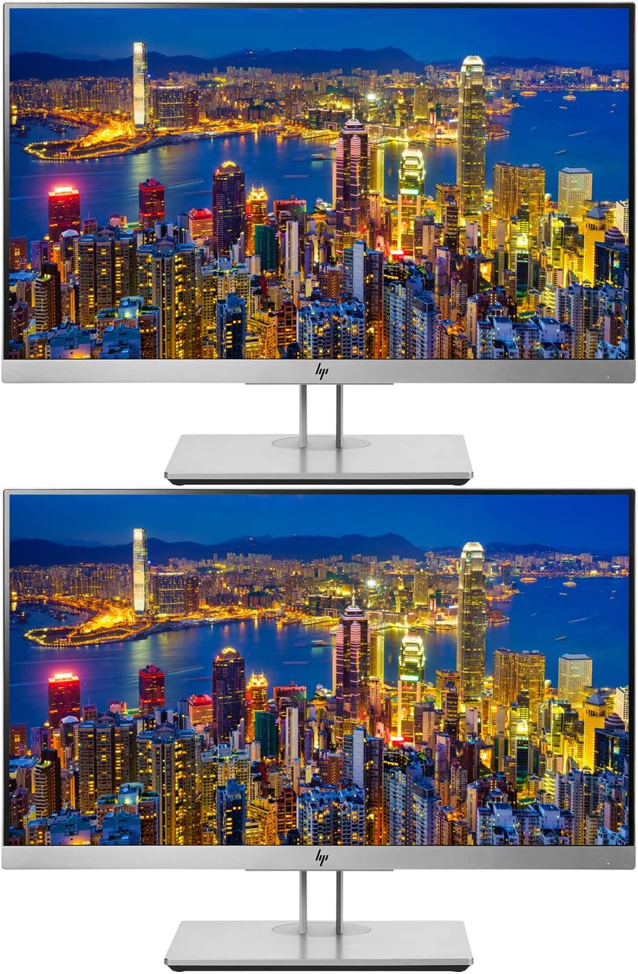 HP EliteDisplay E233 23 Inch IPS LED Backlit Monitor 2-Pack, FHD 1920 x 1080 (1FH46A8#ABA)