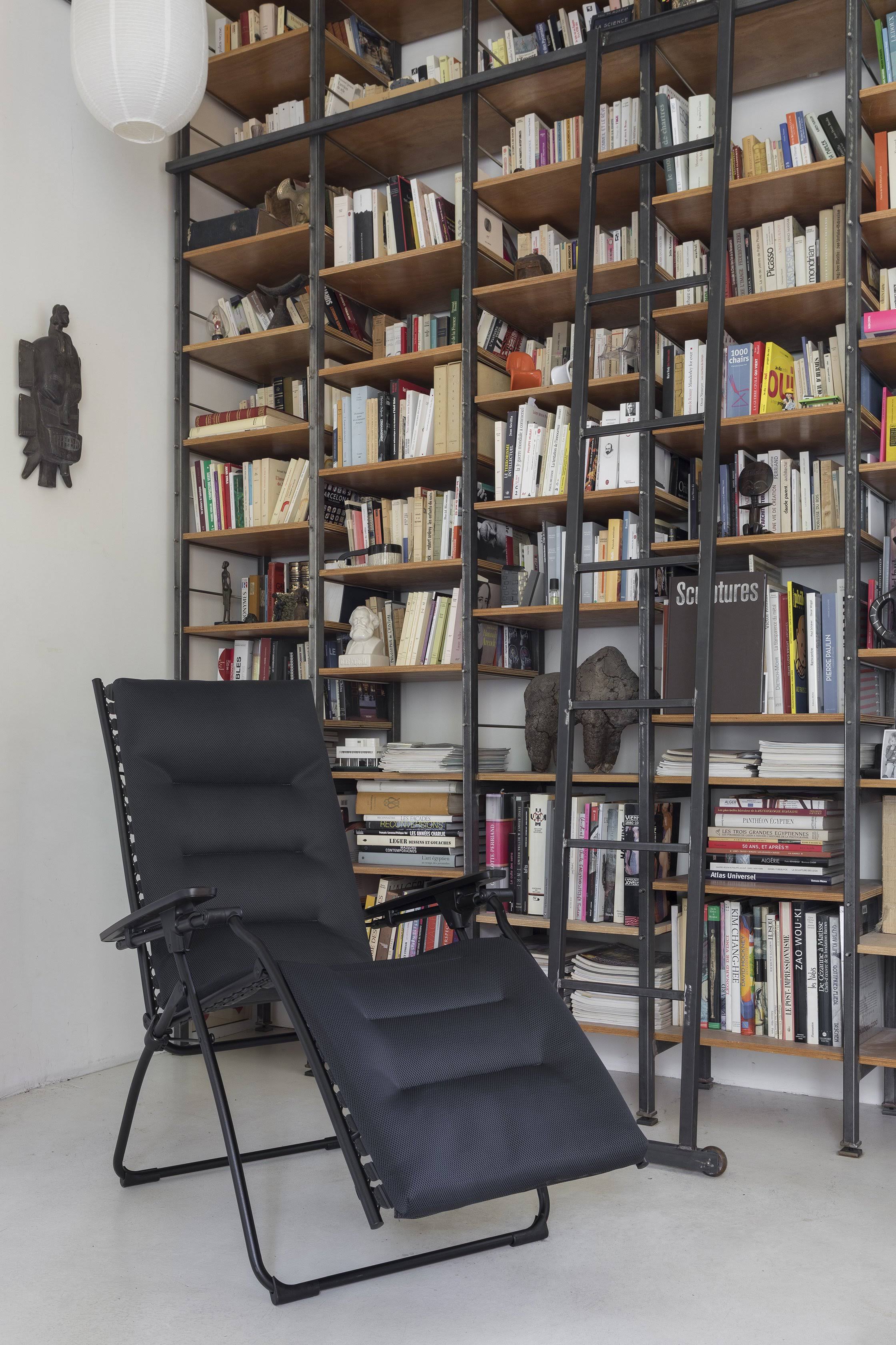 Zero Gravity Recliner - Black Steel Frame - Acier Duo Fabric (320608)