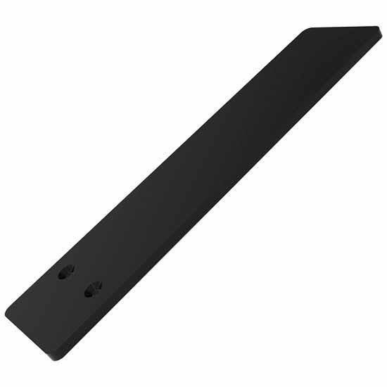 Federal Brace 14 inch Long Liberty Hidden Countertop Support Plate - Gloss Black 30248
