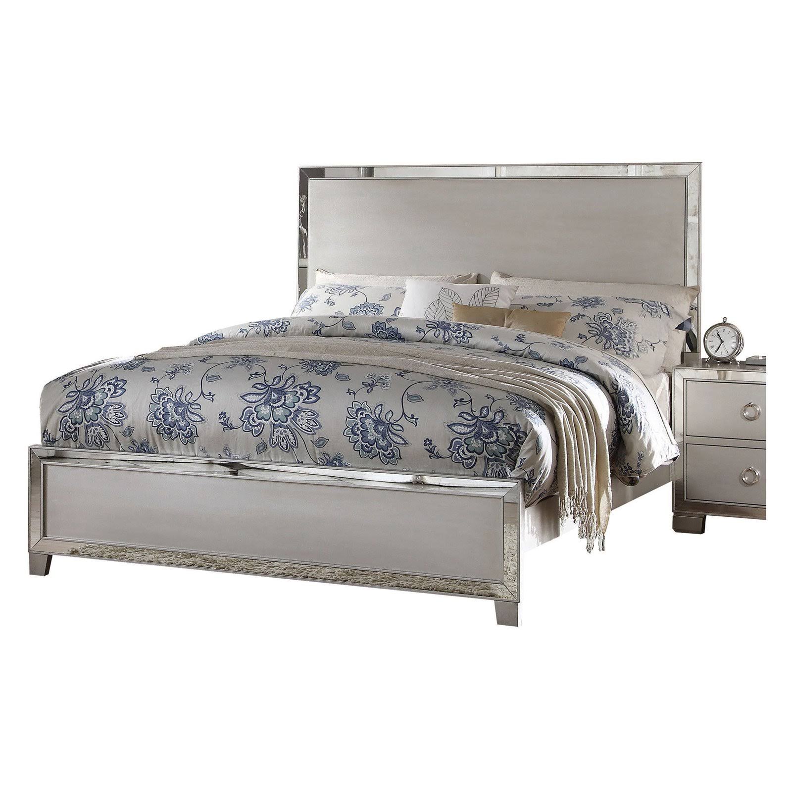 Acme Furniture Voeville II Bed, Platinum, California King
