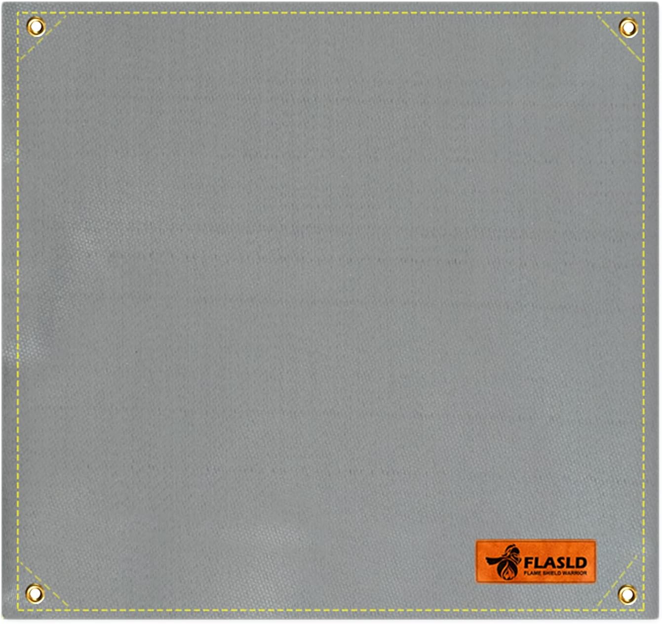 FLASLD Heavy Duty Welding Blanket Fireproof 4x4 ft,Heat Shield Mat Welding Accessories and Tools, Soldering Blanket for Industrial and Home Use