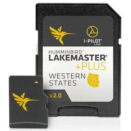Humminbird HB Chart - West States Plus V2 LakeMaster Plus - Western States, Black