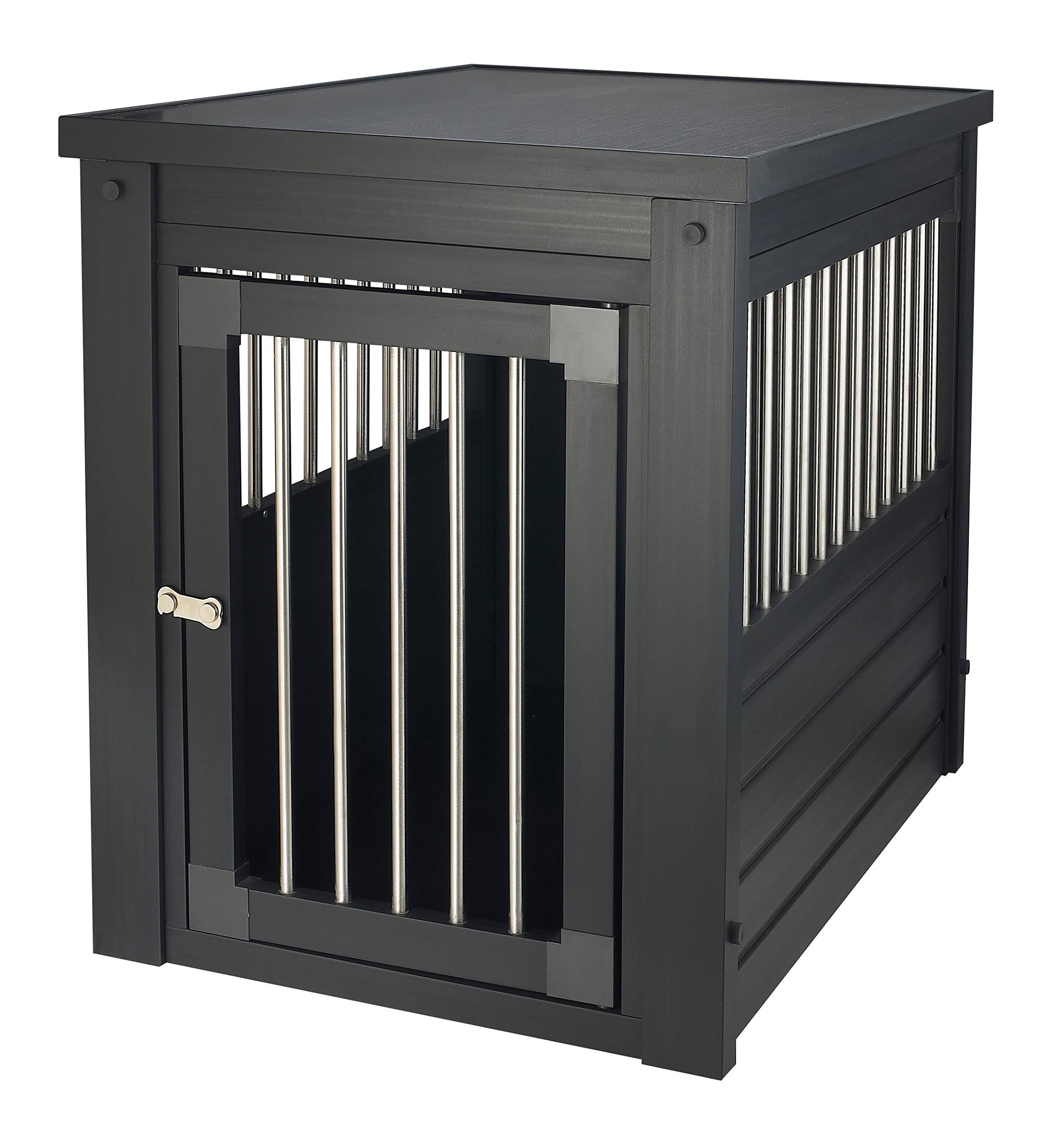 New Age Pet Habitat &n Home InnPlace II Crate/Table, Black, M
