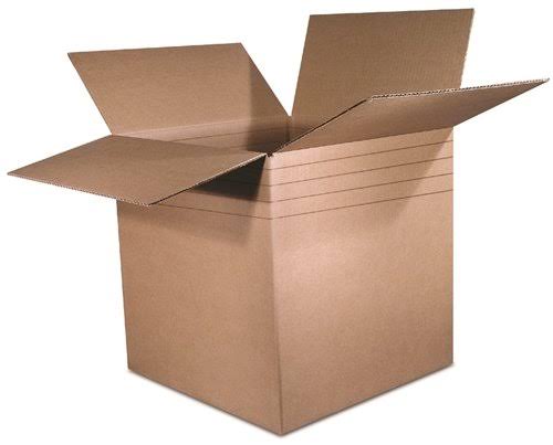 The Packaging Wholesalers 18 inch x 12 inch x 12 inch Multi-Depth Shipping Boxes Brown 25/Bundle Bs181212md