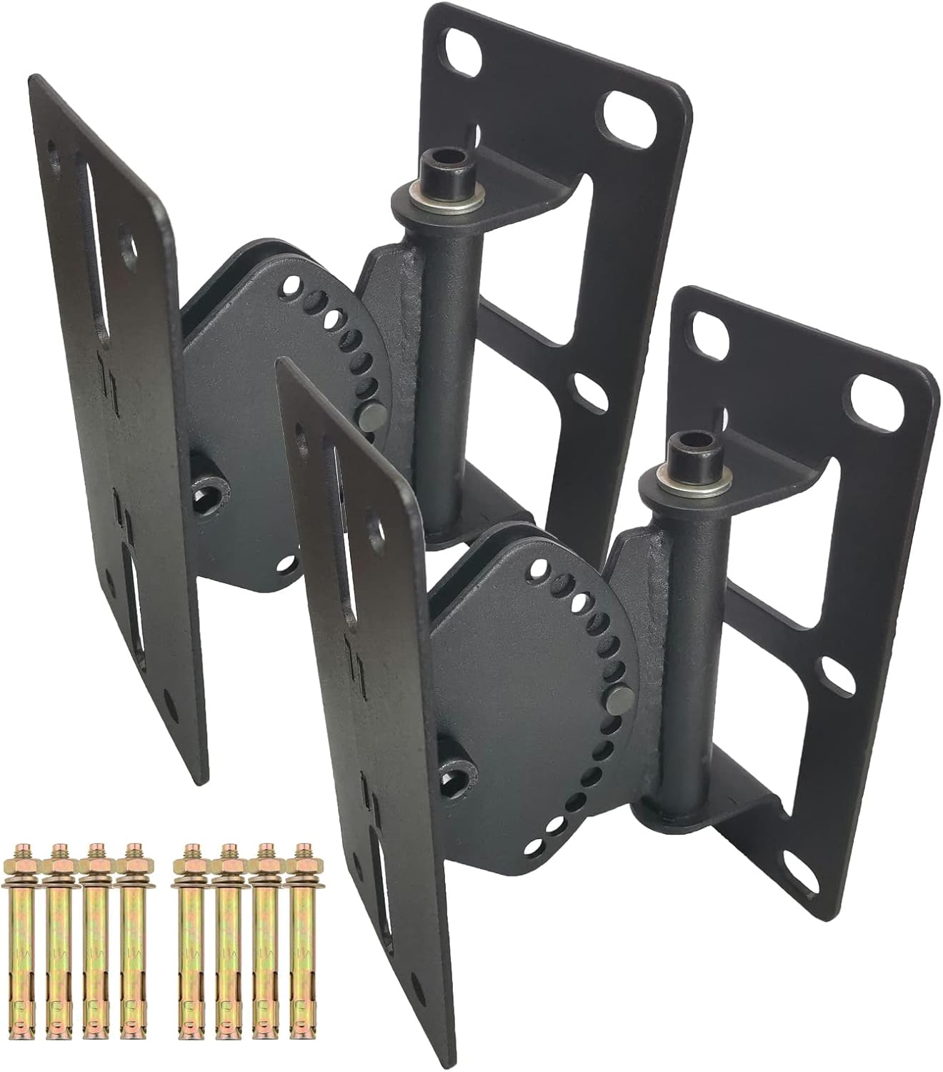 Howonder MY-23 Speaker Wall Mounts ,Vertical 90°Horizontal 180° Adjustment,Hold up to 100lbs, Speaker Wall Mounting Bracket Compatible with Most 8