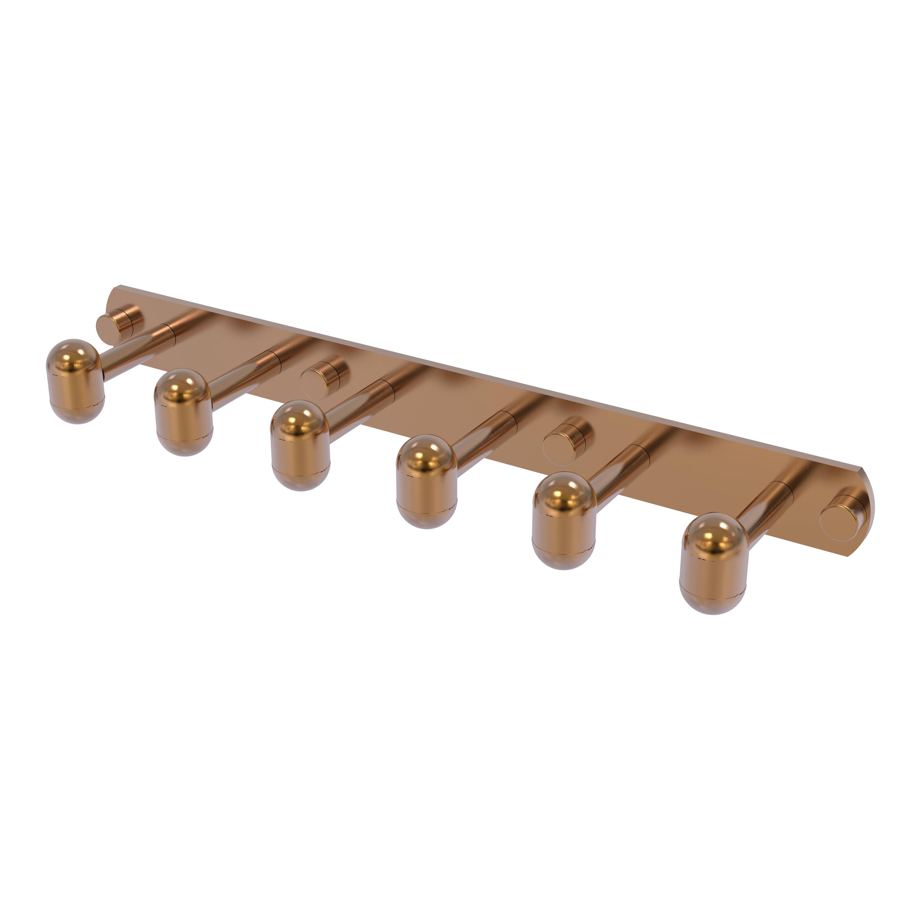 Allied Brass Tango Brushed Bronze 6-Position Tie u0026 Belt Rack