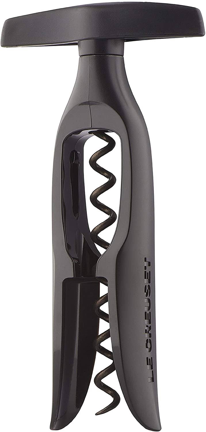Le Creuset Wine Accessories Table Model Corkscrew, TM-110, Black, 59993013407261