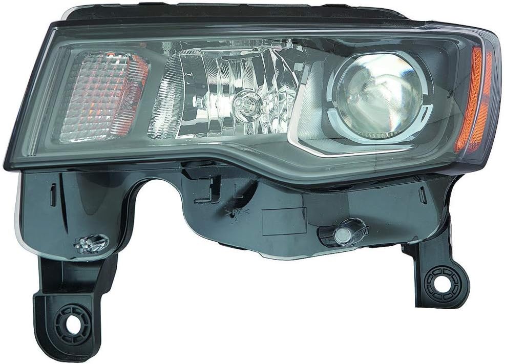 For Jeep Grand Cherokee Headlight Assembly 2017 2018 2019 Driver Side Halogen Type Black For CH2502309 | 68266647AE