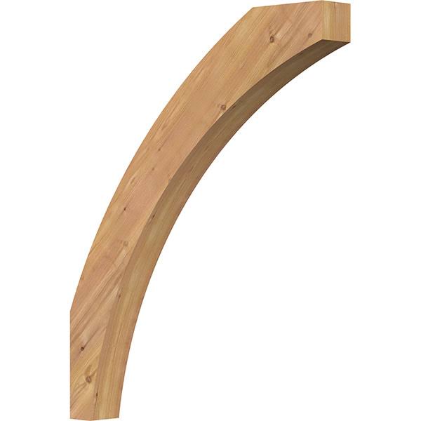 3 1/2x22W x 28x22D x 34x22H Thorton Smooth Brace, Western Red Cedar