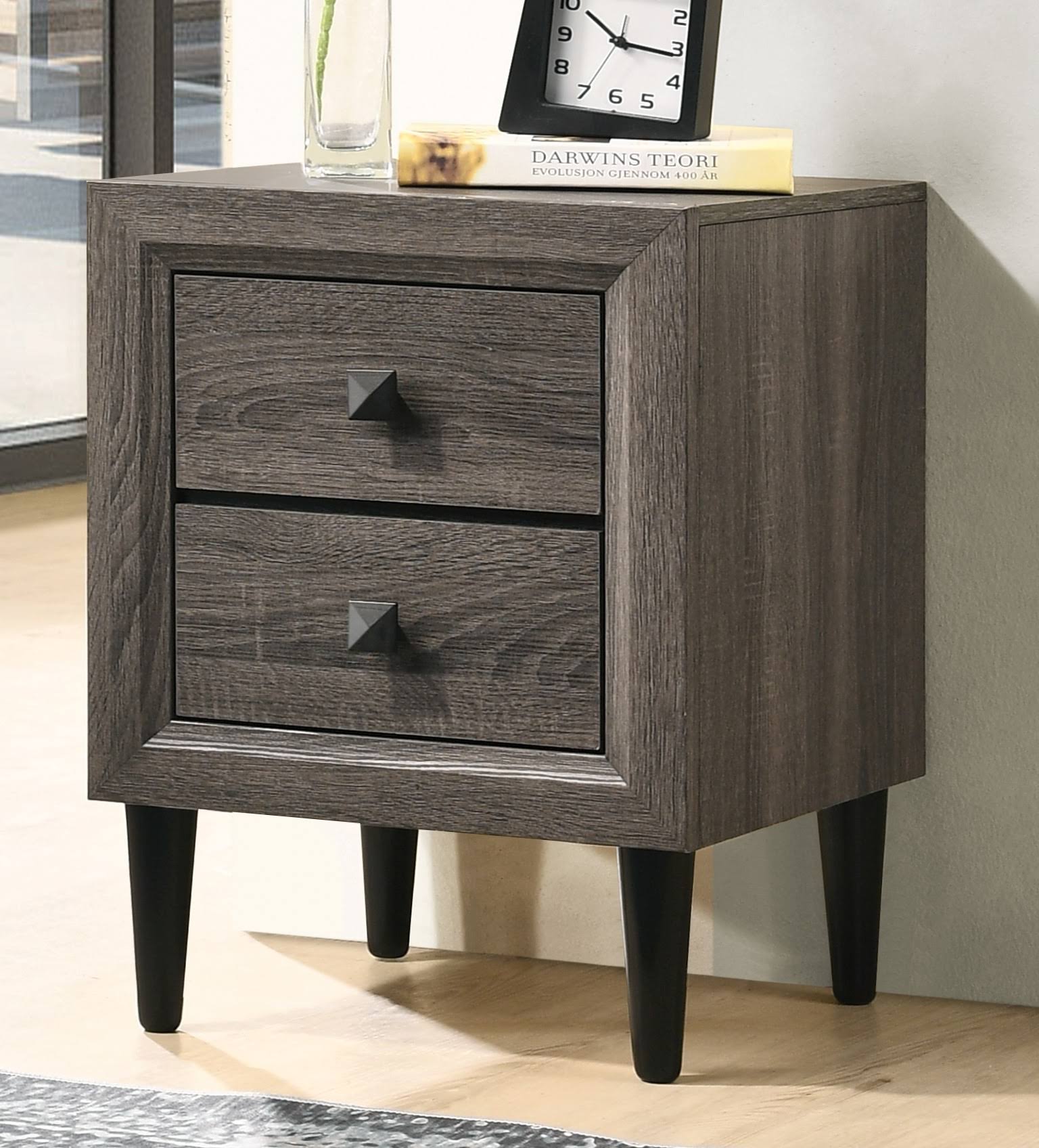 Acme Oaklee Night Table Gray Oak