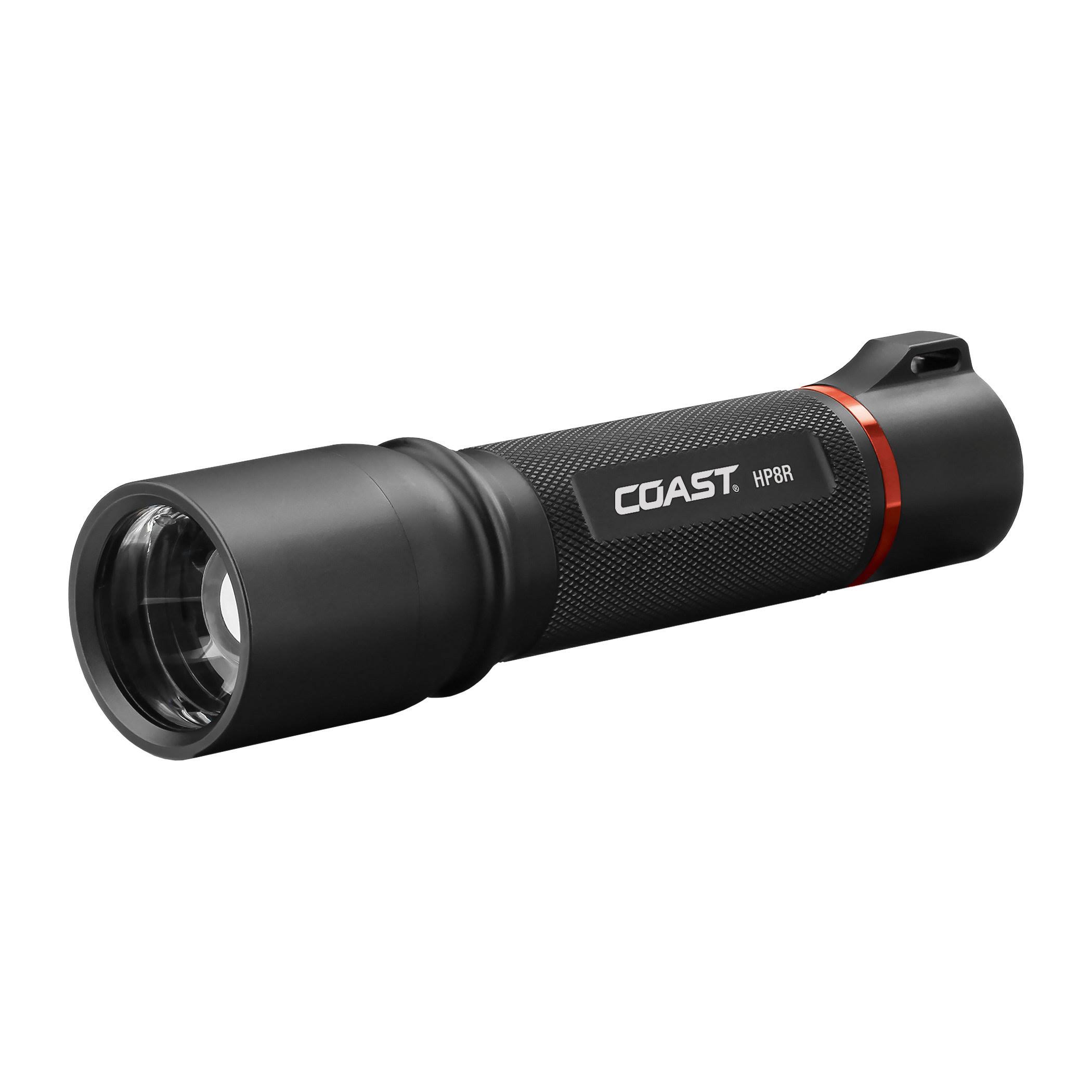 Coast HP8R Rechargeable Focusing LED Flashlight - Black