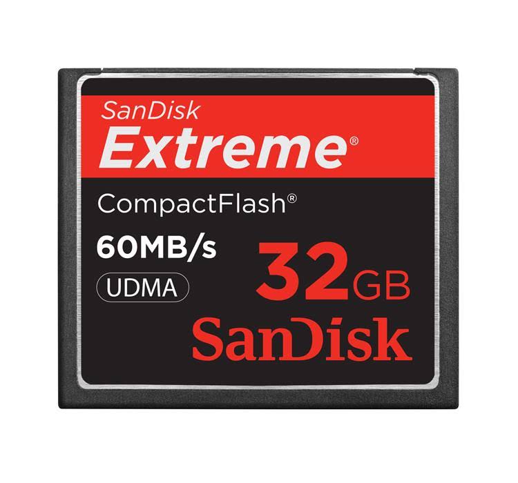 SDCFX032GA46 SanDisk 32GB CompactFlash (CF) Memory Card