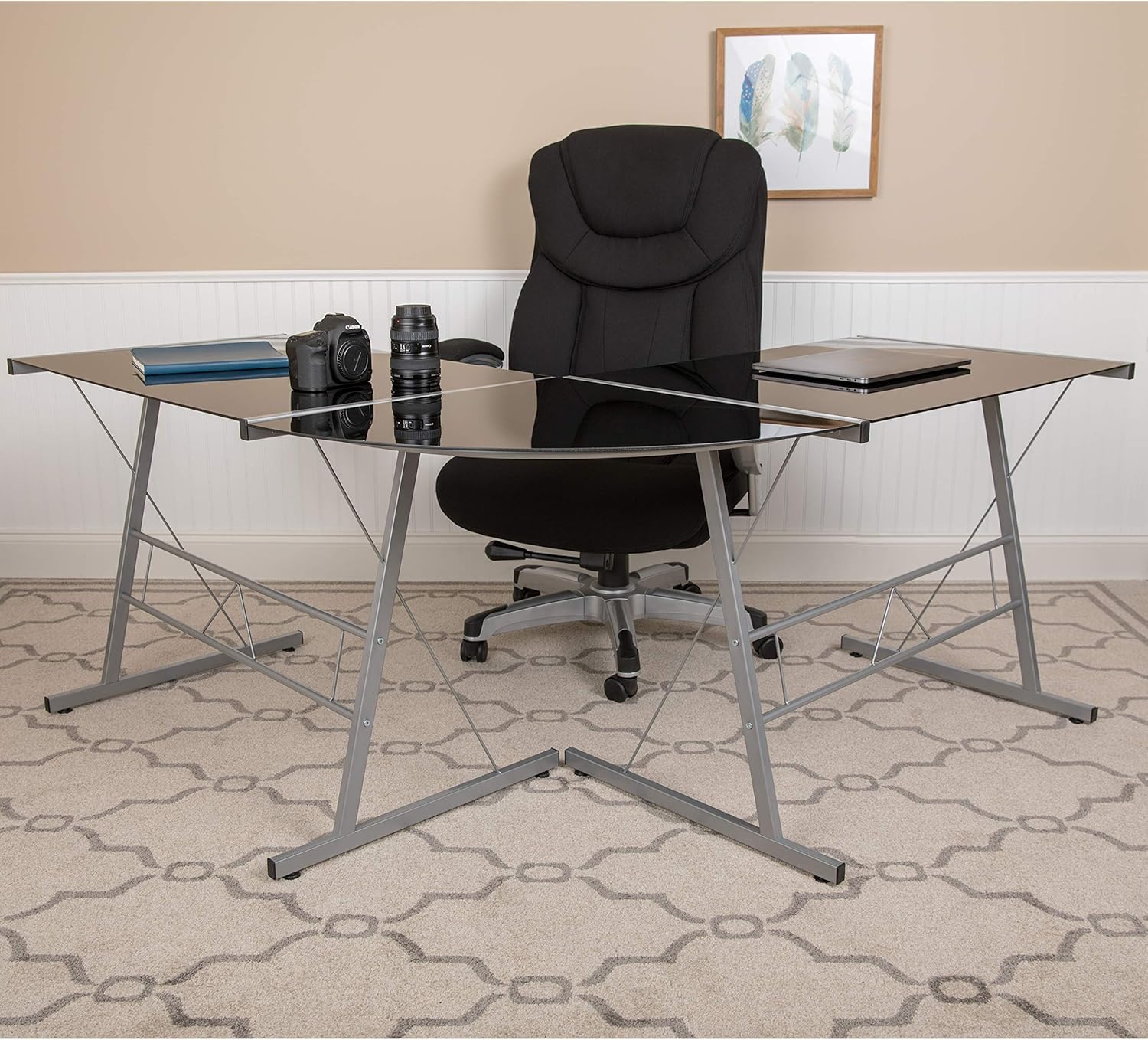 Flash Furniture L-Shaped Desk 83.5