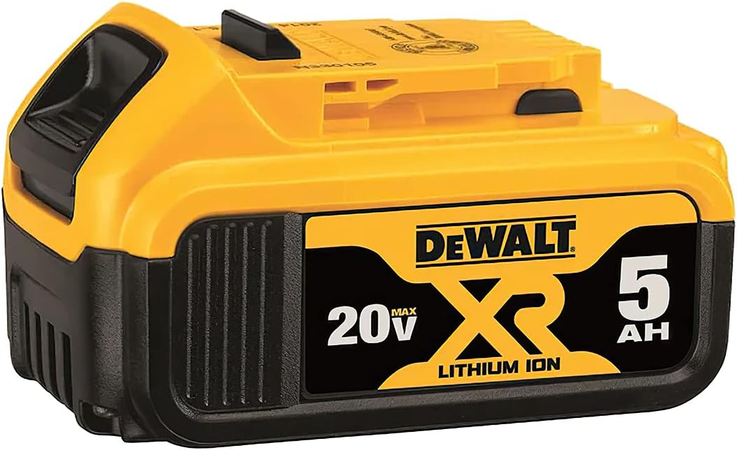DeWaIt 20V Max XR 20V Battery, 5.0-Ah, (DCB205) Pack of 2