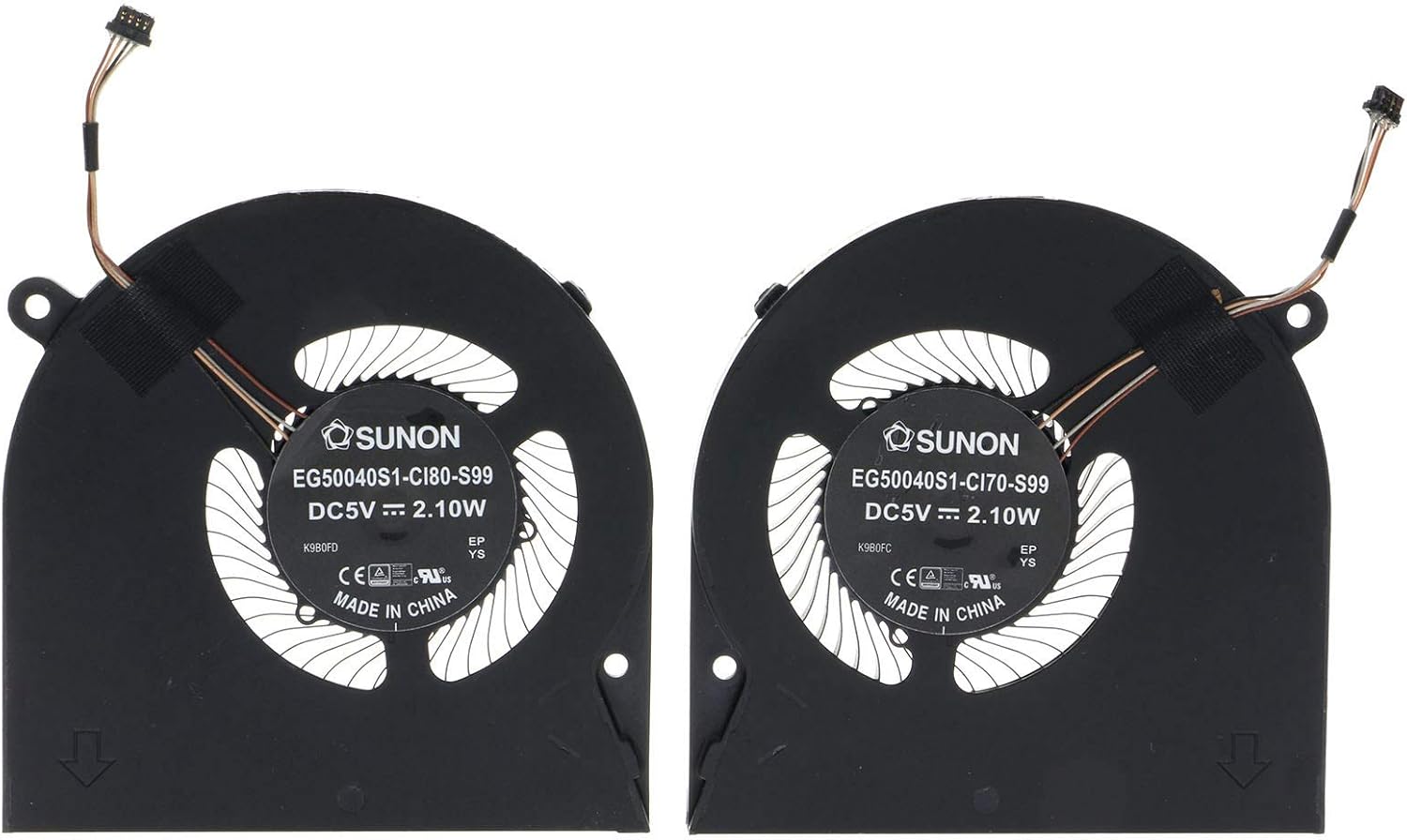 CPU & GPU Cooling Fan for Razer Blade Stealth RZ09-0281 RZ09-02812 RZ09-02812E71 13