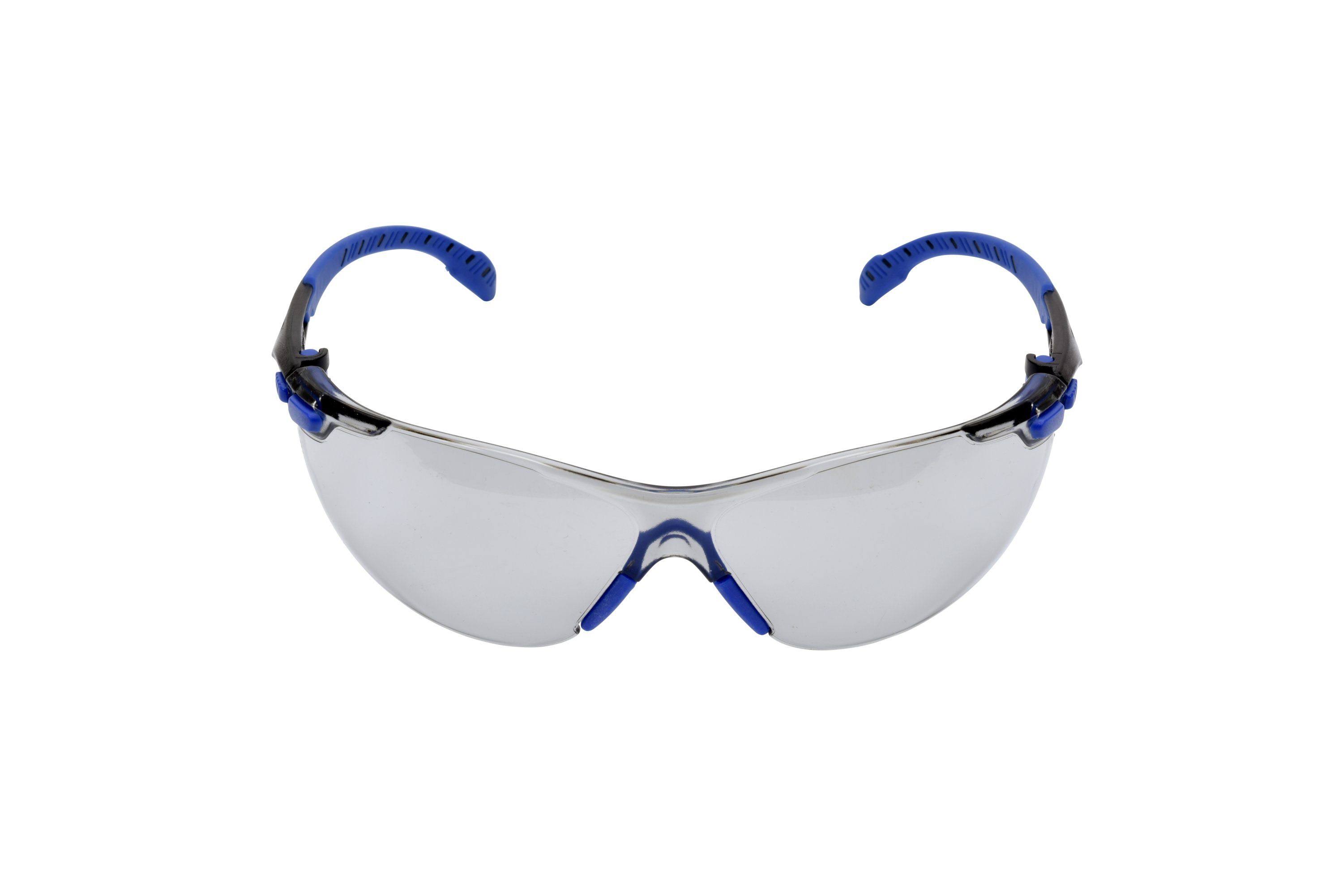 3M S1107SGAF Solus Protective Eyewear 1000 Series Blue/Black, Scotchgard Anti-Fog Lens, 20EA/Case