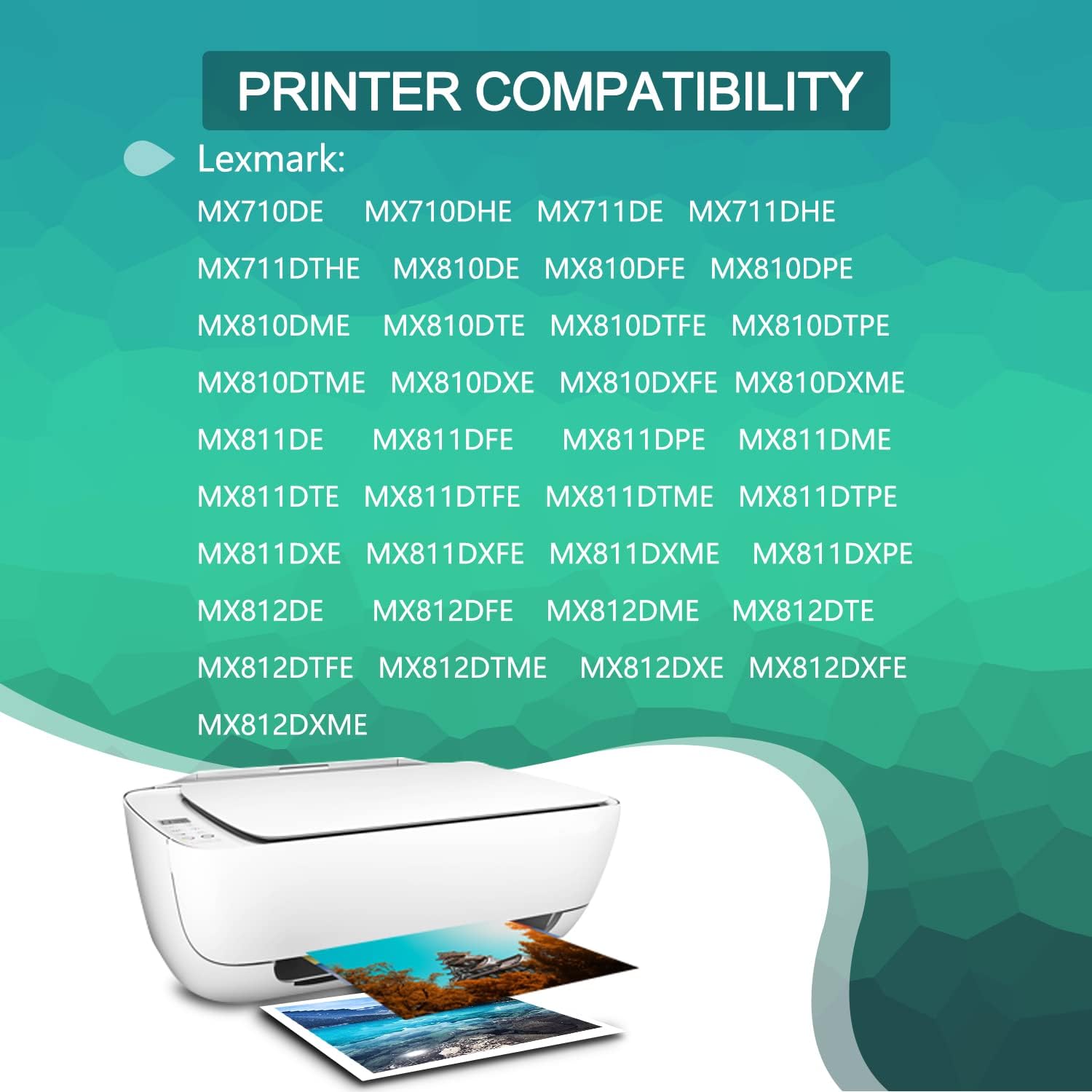 GREENBOX Remanufactured Toner Cartridge Replacement for Lexmark 621H 62D1H00 62D1000 for MX710DE MX710DHE MX711DE MX711DHE MX711DTHE MX810DE MX810DFE MX810DPE MX810DME Printers (1 Pack)
