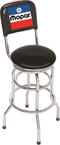 Summit Gifts SUM-941088: Mopar Pentastar Swivel Stool with BACKREST
