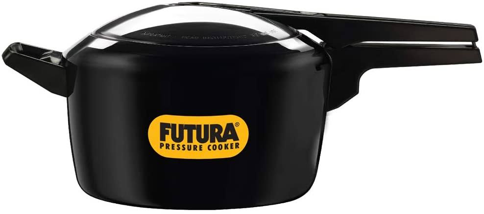 Hawkins F10 Futura Hard Anodised Pressure Cooker 5 L Black