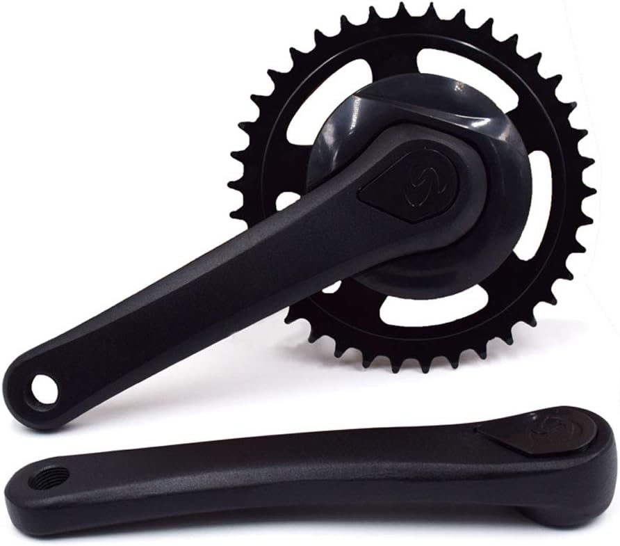 DRIFT MANIAC Single Chainring Bike Crank Arm Set 52/42T 170mm 130BCD Crankset Square Taper for City Folding Bicycle