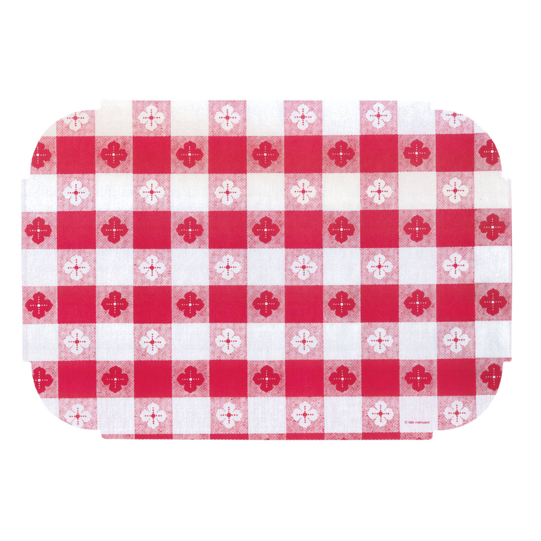 Hoffmaster 309000 Red Gingham Paper Placemat