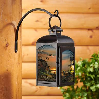 Calming Country Lantern - Black - Lone Star Western Decor