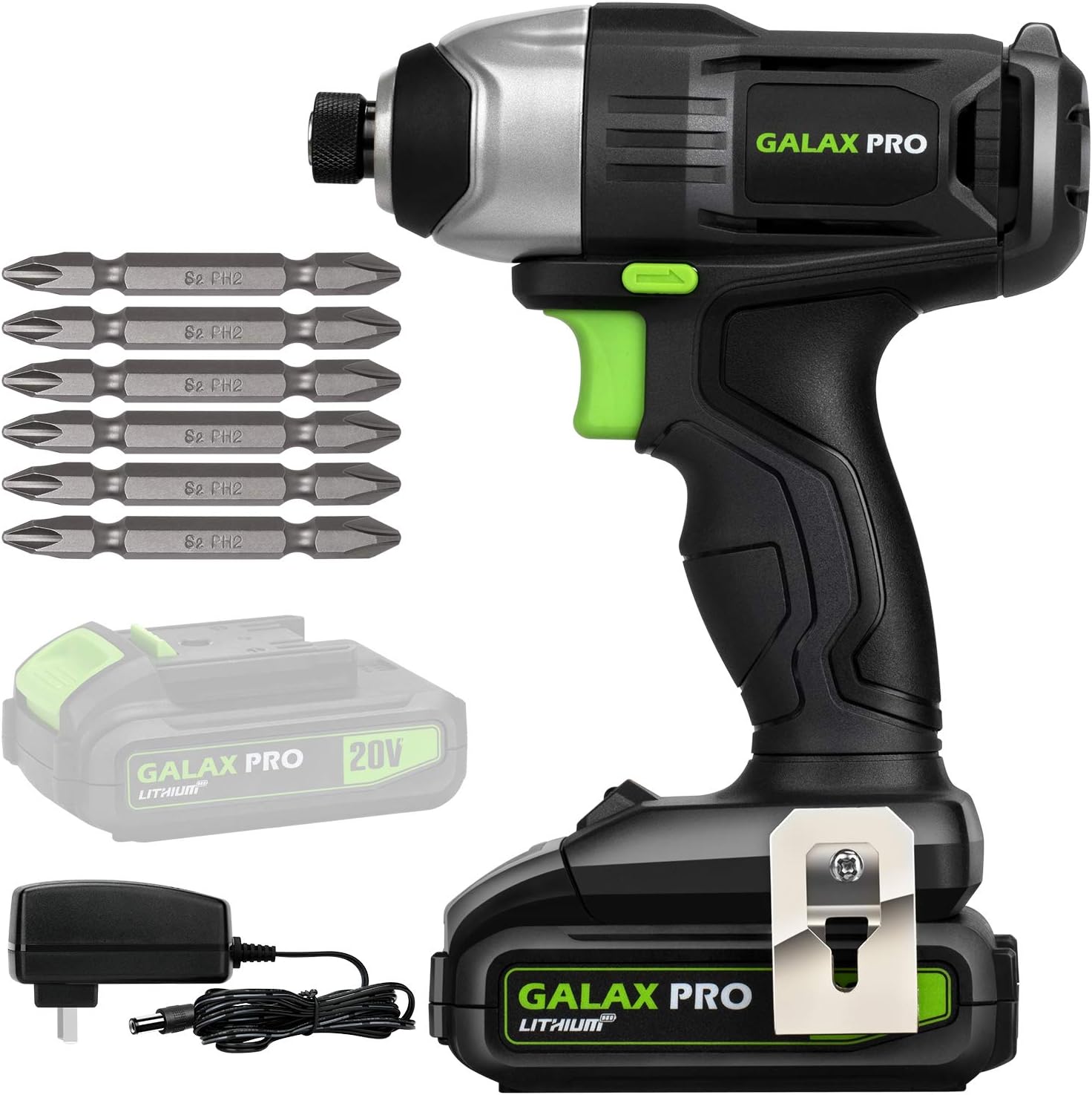 GALAX PRO Impact Driver 20 V Lithium Ion 1/4