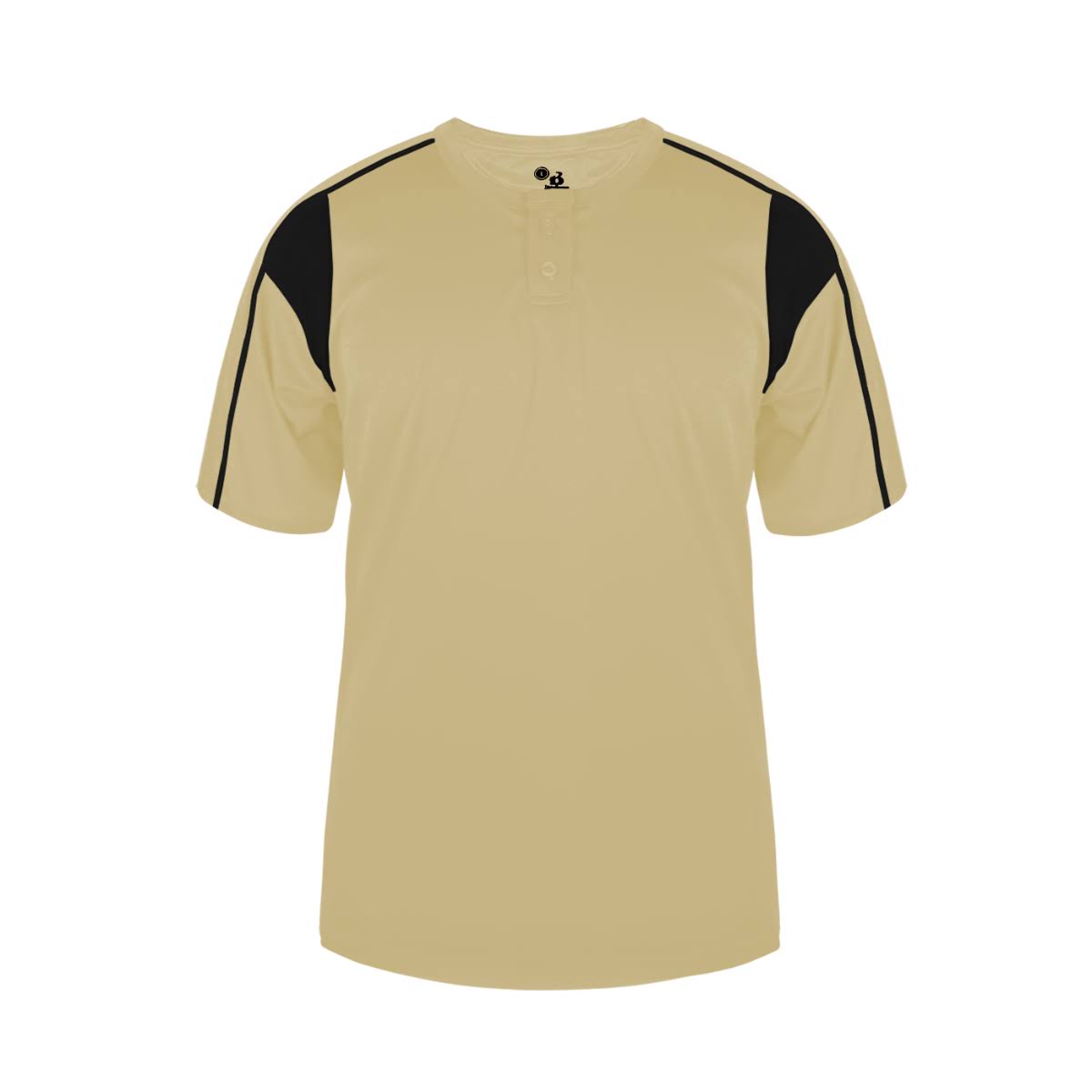Badger Sport 7937 - Pro Placket - Vegas Gold/Black, XL