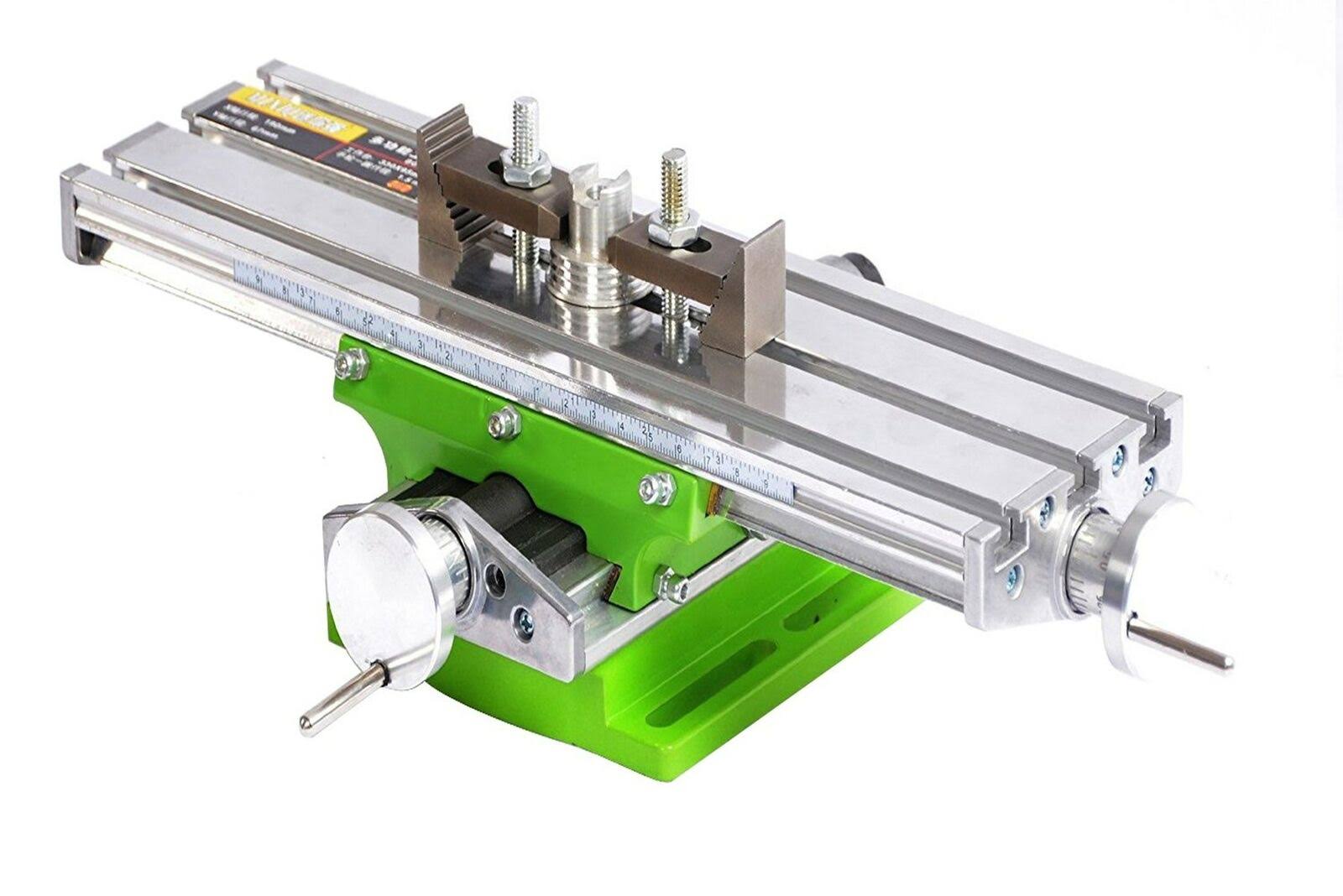 AMYAMY Compound Slide Table / Worktable Milling Working Cross Table Milling Machine Compound Drilling Slide Table for Bench Dril