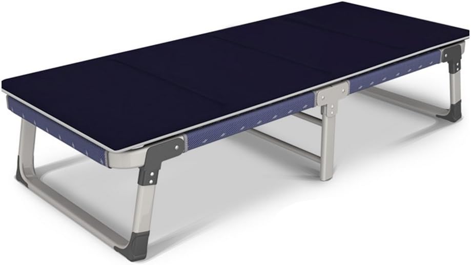 XEWNG Folding Bed Single Bed Chaise Longue Office Hospital Bed accompanying Simple Beach Camping Bed (Color : A, Size : 03)