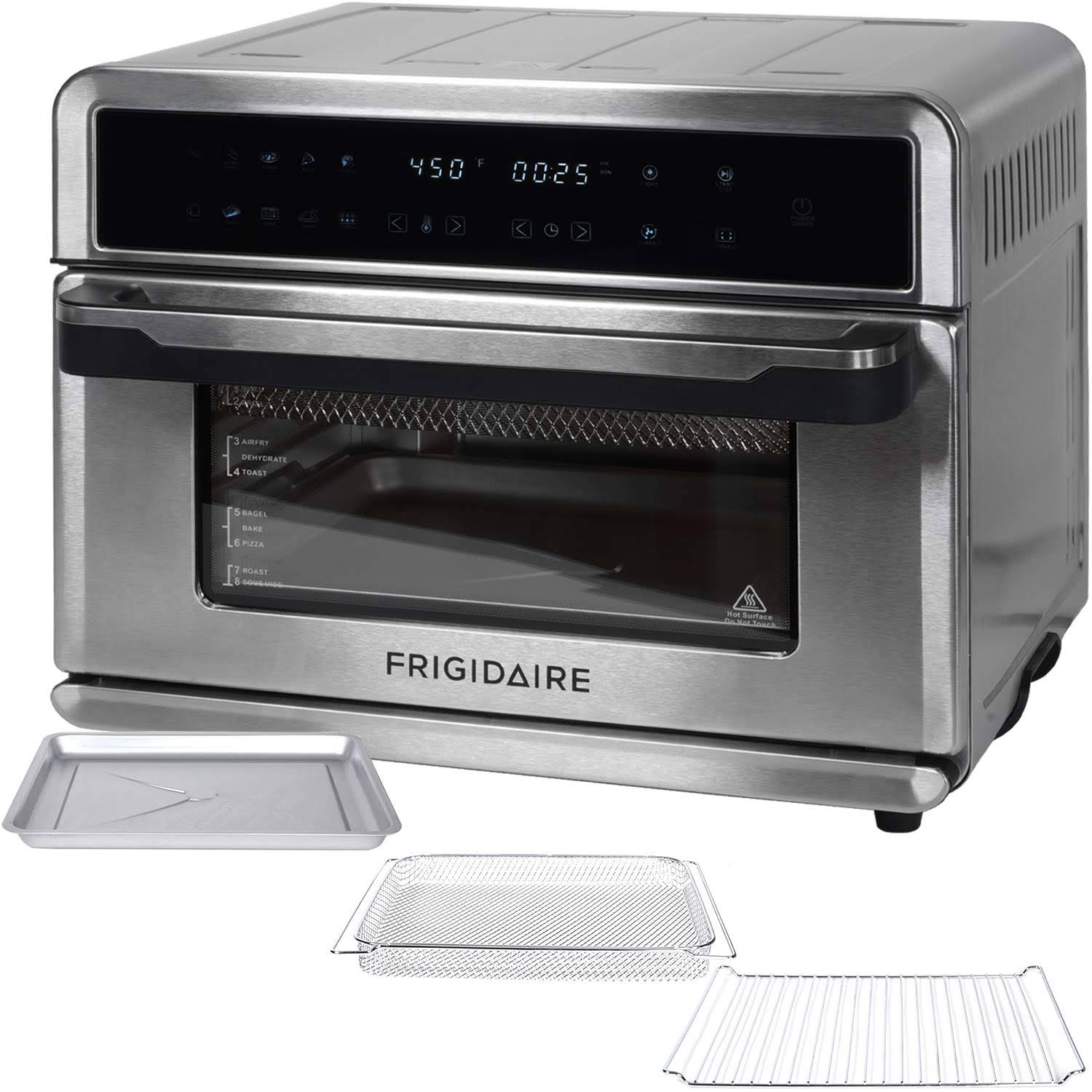 Frigidaire EAFO109-SS 26.4 QT 1800 Watt XL Capacity Digital Air Fryer Oven