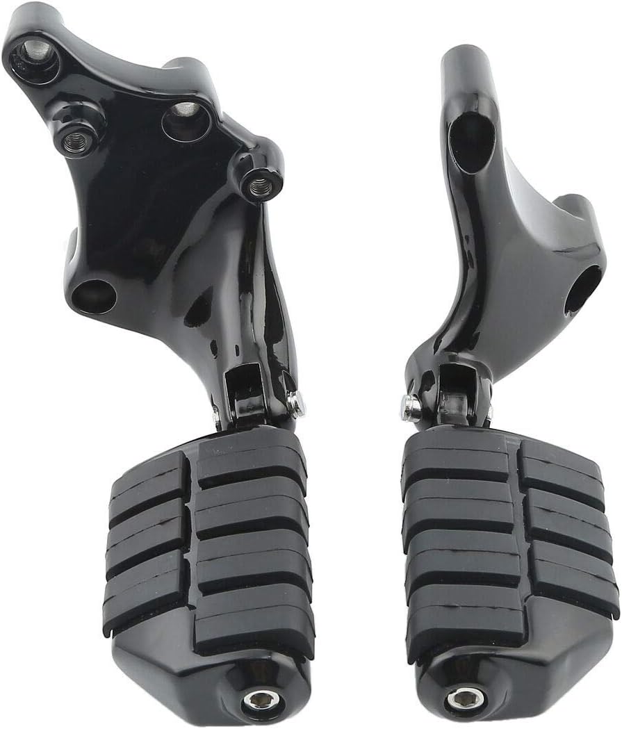 TCMT Black Footrest Foot Pegs Mount Bracket Fit For Harley Sportster XL1200 Iron 883 2014-2022