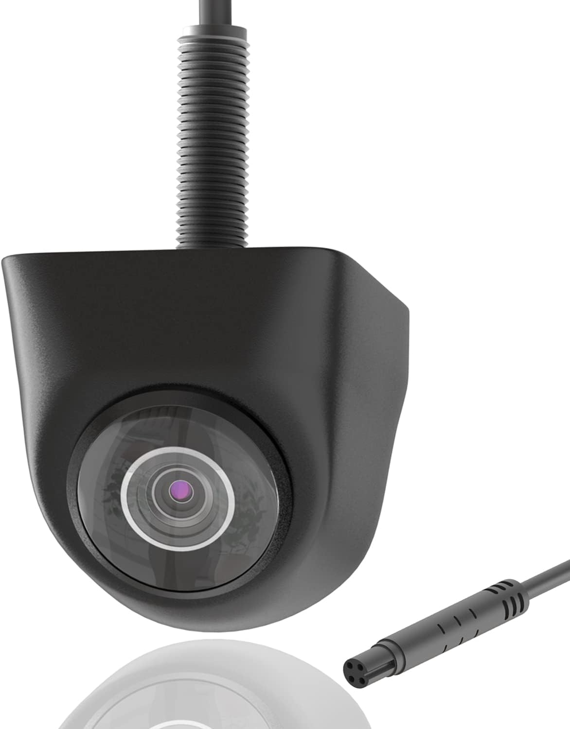 EPSPIC View Backup Camera for Car, 170&deg; Wide Angle and Super HD Night Vision, Full Glue IP69 Waterproof Metal Reverse Rear View Backup Camera for Cars Pickup Trucks SUV [Black]