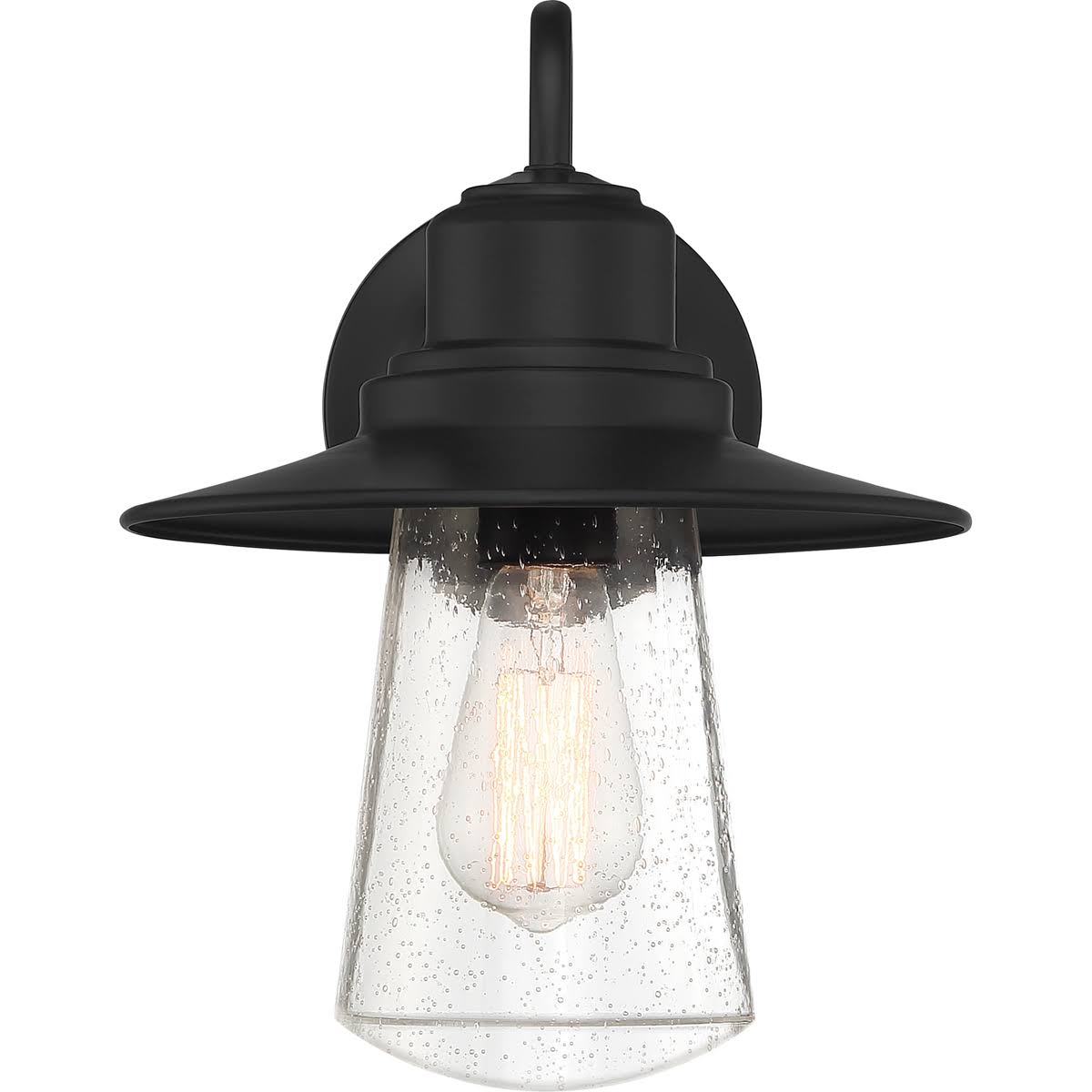 Quoizel - RAD8410MBK - One Light Outdoor Wall Lantern - Radford - Matte Black