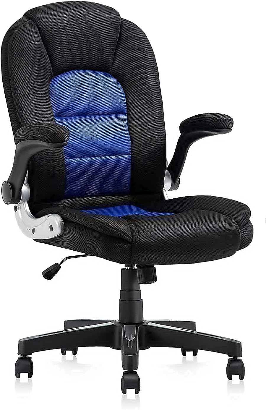 Seatingplus Mesh White Desk Chair Comfortable Office Chair High Back Computer Chair with Adjustable Arms for Bedroom