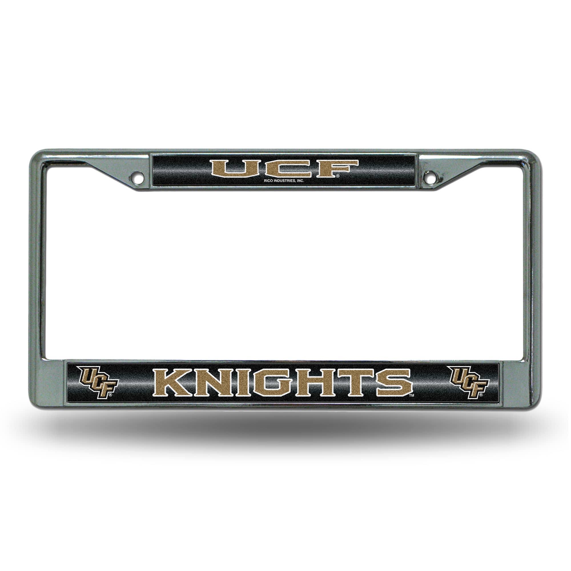 6x22 x 12x22 Black and Brown College Central Florida Knights License Plate Cover 33508424