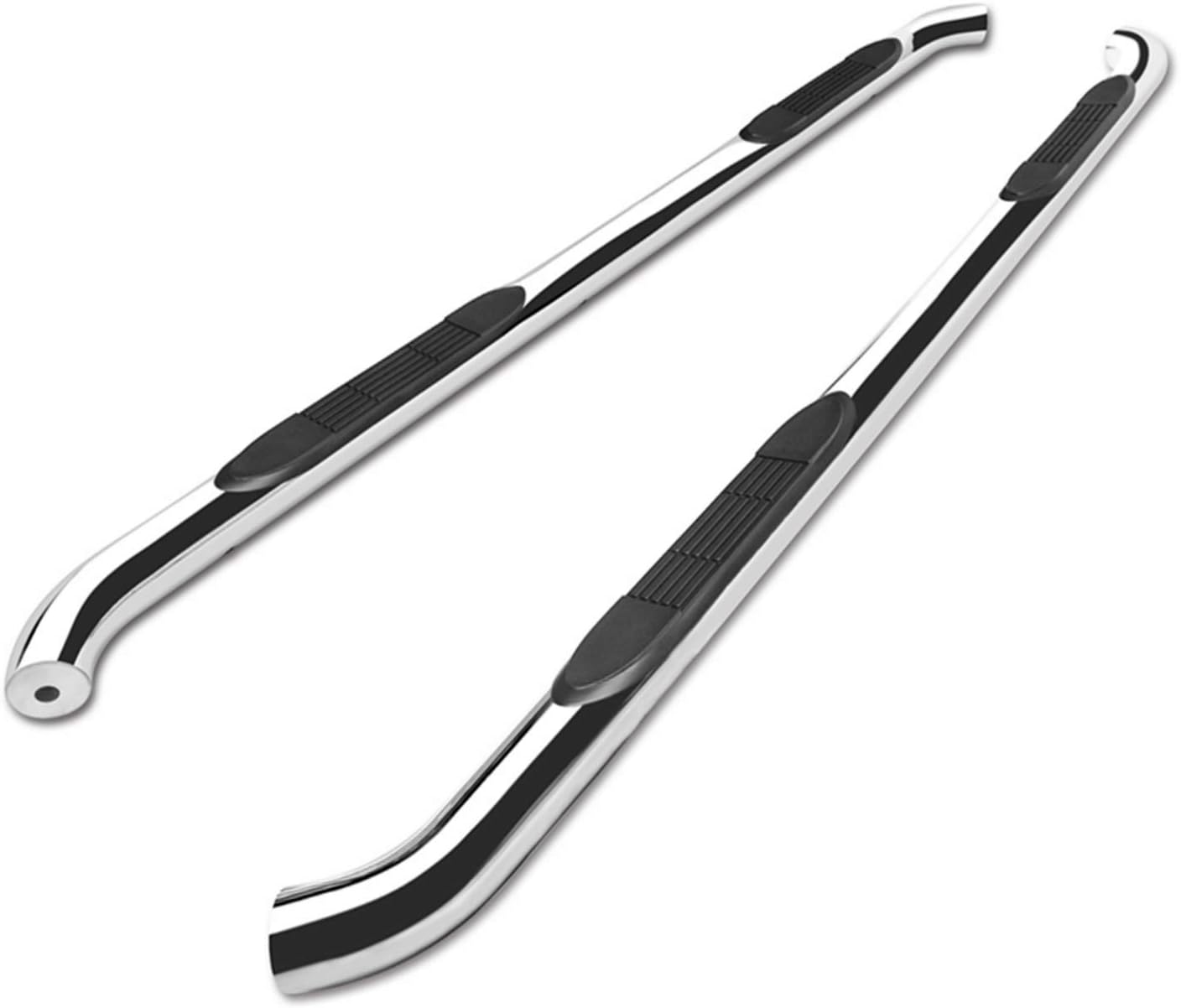 TAC Side Steps Fit 2011-2021 Jeep Grand Cherokee (Exclude Limited X/High Altitude/Summit/SRT/SRT8/Trackhawk/Trailhawk/L Model) 3” Stainless Steel Nerf Bars Running Boards 2Pcs