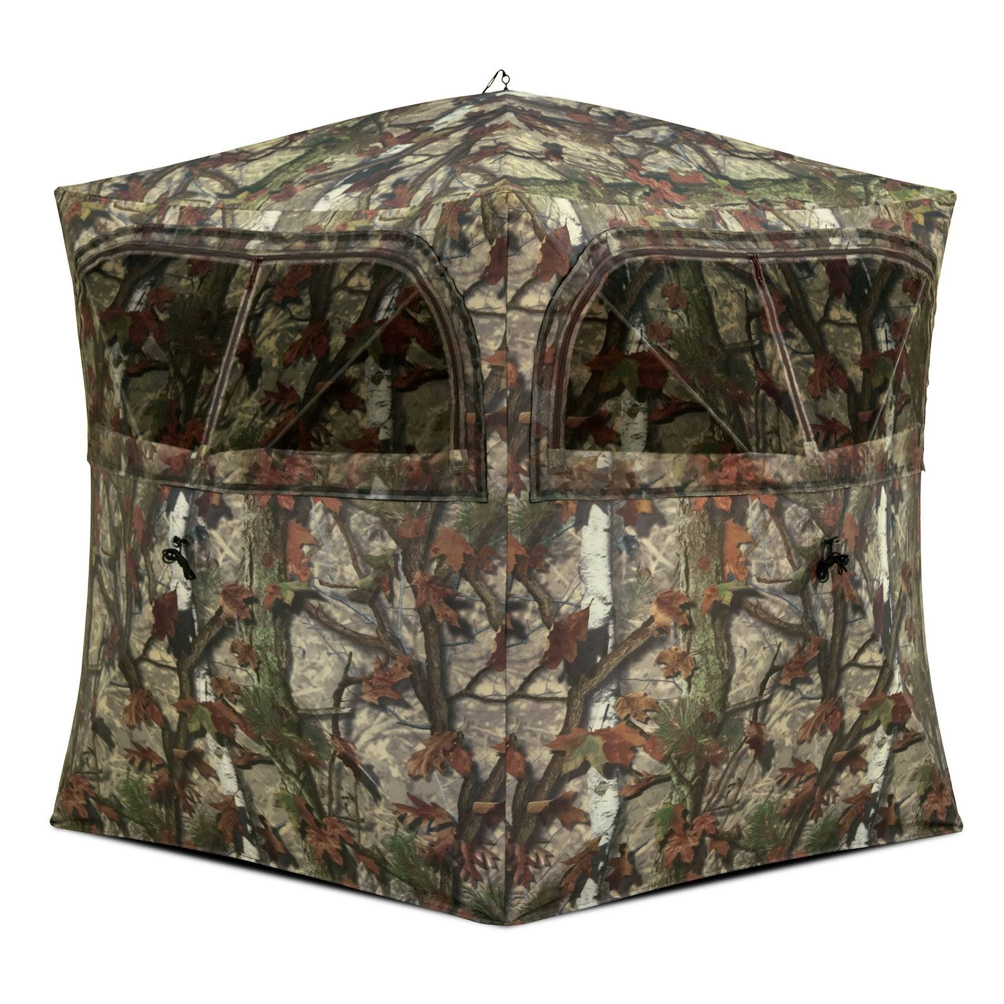 Barronett Grounder 250 Camo Lightweight Pop Up Ground Hunting Blind (2 Pack)