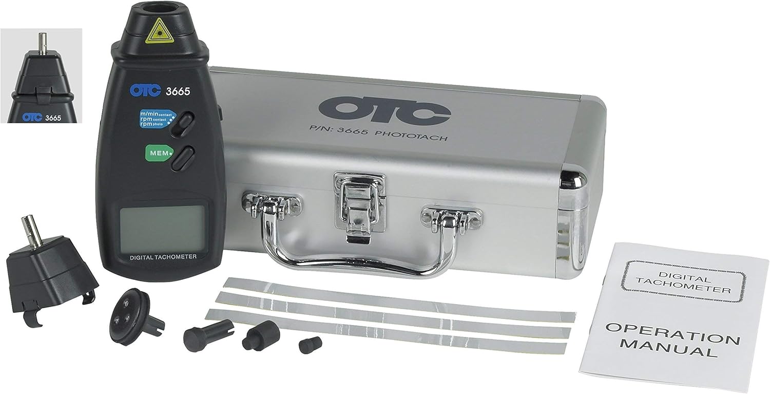 OTC 3665 Phototach Contact/Non-Contact Tachometer