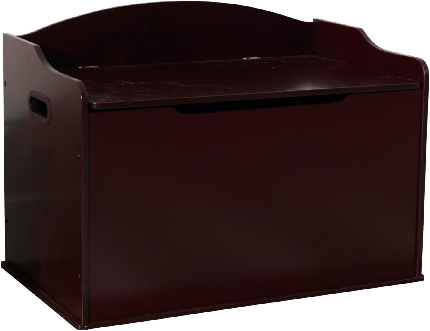 KidKraft Austin Wooden Toy Box/Bench with Safety Hinged Lid - Espresso, Gift for Ages 3+, Amazon Exclusive Pack of 2