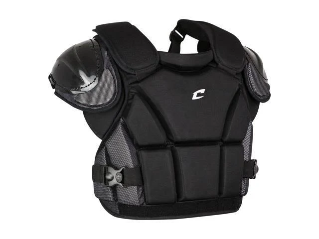 Champro 1005716 Pro Plus Umpire Chest Protector, Black, Large