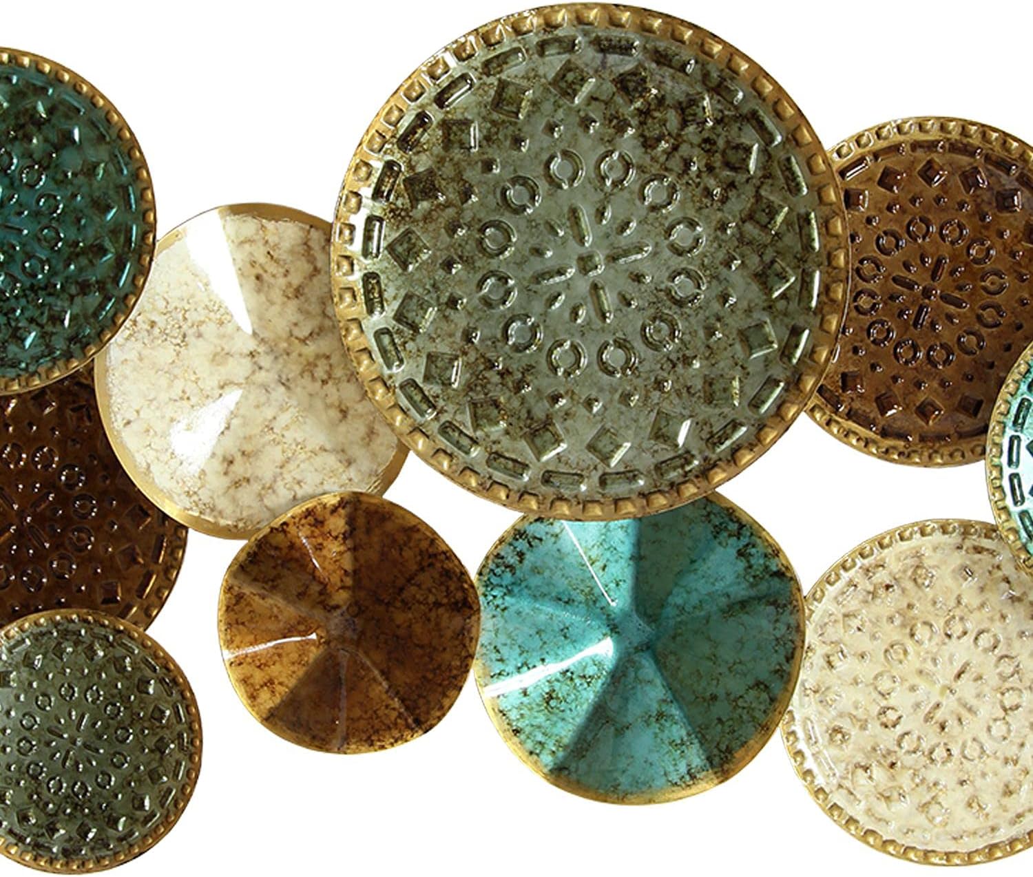 Stratton Home Decor S01657 Centerpiece, 40.55 W x 2.56 D x 20.67 H, Multi Pack of 2