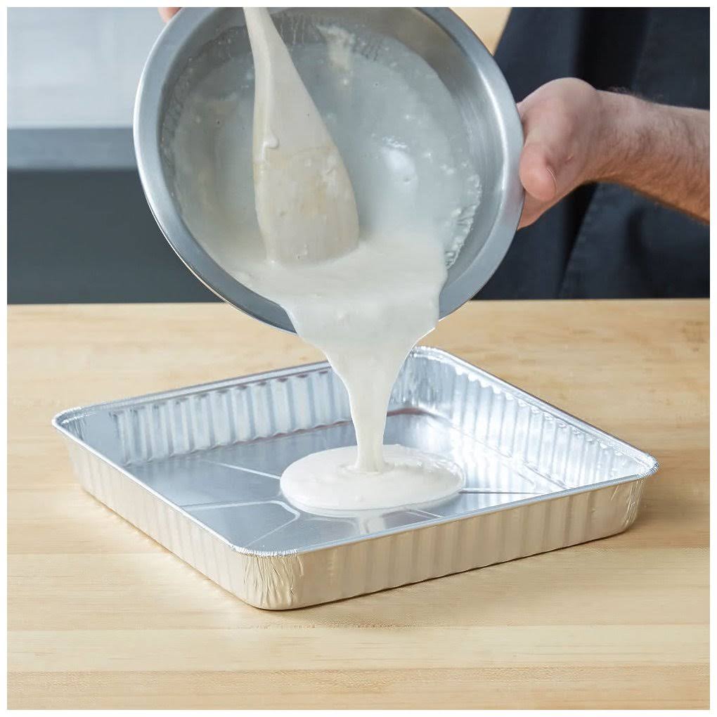 Chef 5 Min Meals Square Cake Pan, Pack of 500 CH1077633