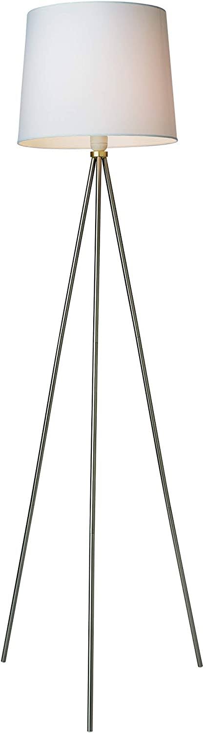 Newhouse Lighting NHFL-AL-BK Alexandria Tripod Floor Lamp Black