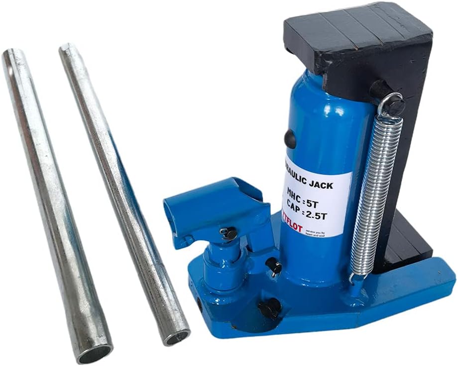 YTFLOT Toe Jack Lift 2.5/5T Hydraulic Machine Toe Jack Lift Air Hydraulic Bottle Jacks Proprietary Heat Treated Steel