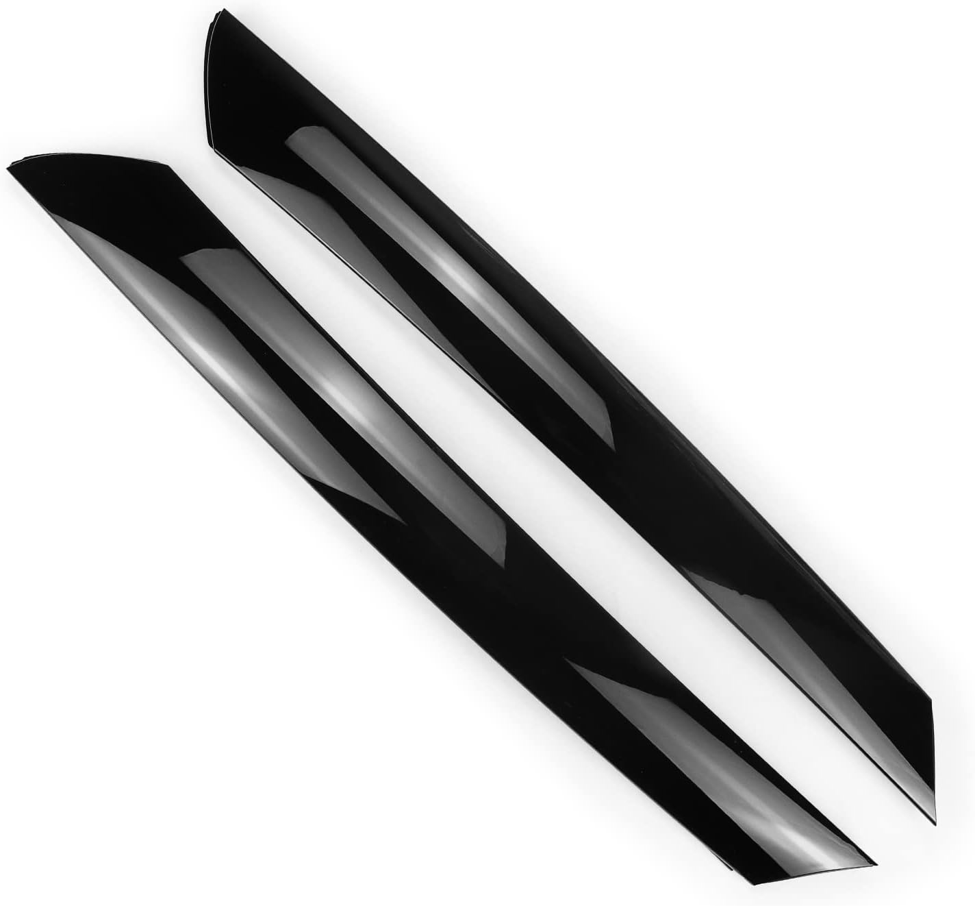 USTAR Windshield Pillar Trim Panel Molding Compatible with Kia Soul 2010 2011 2012 2013 Replaces 861802K500 861702K500 (A-Pillar Pack, Gloss Black) Pack of 2