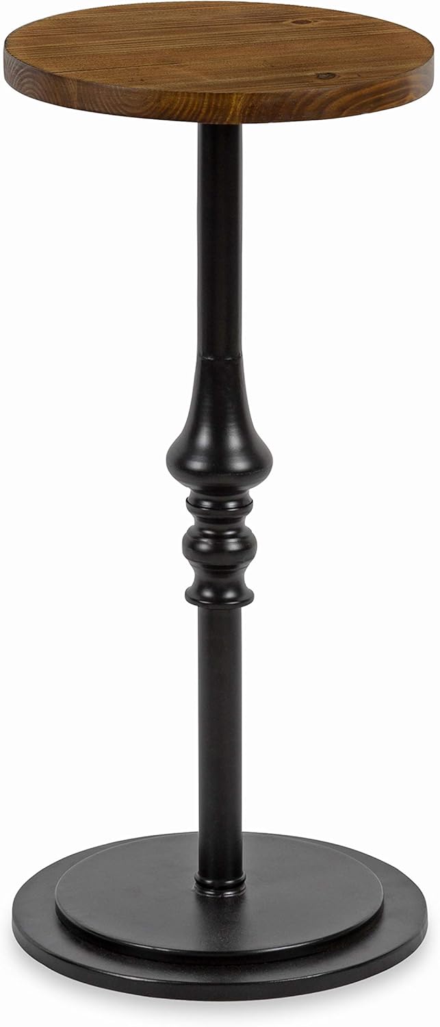 Kate and Laurel Stratton Rustic Pedestal Table, 12