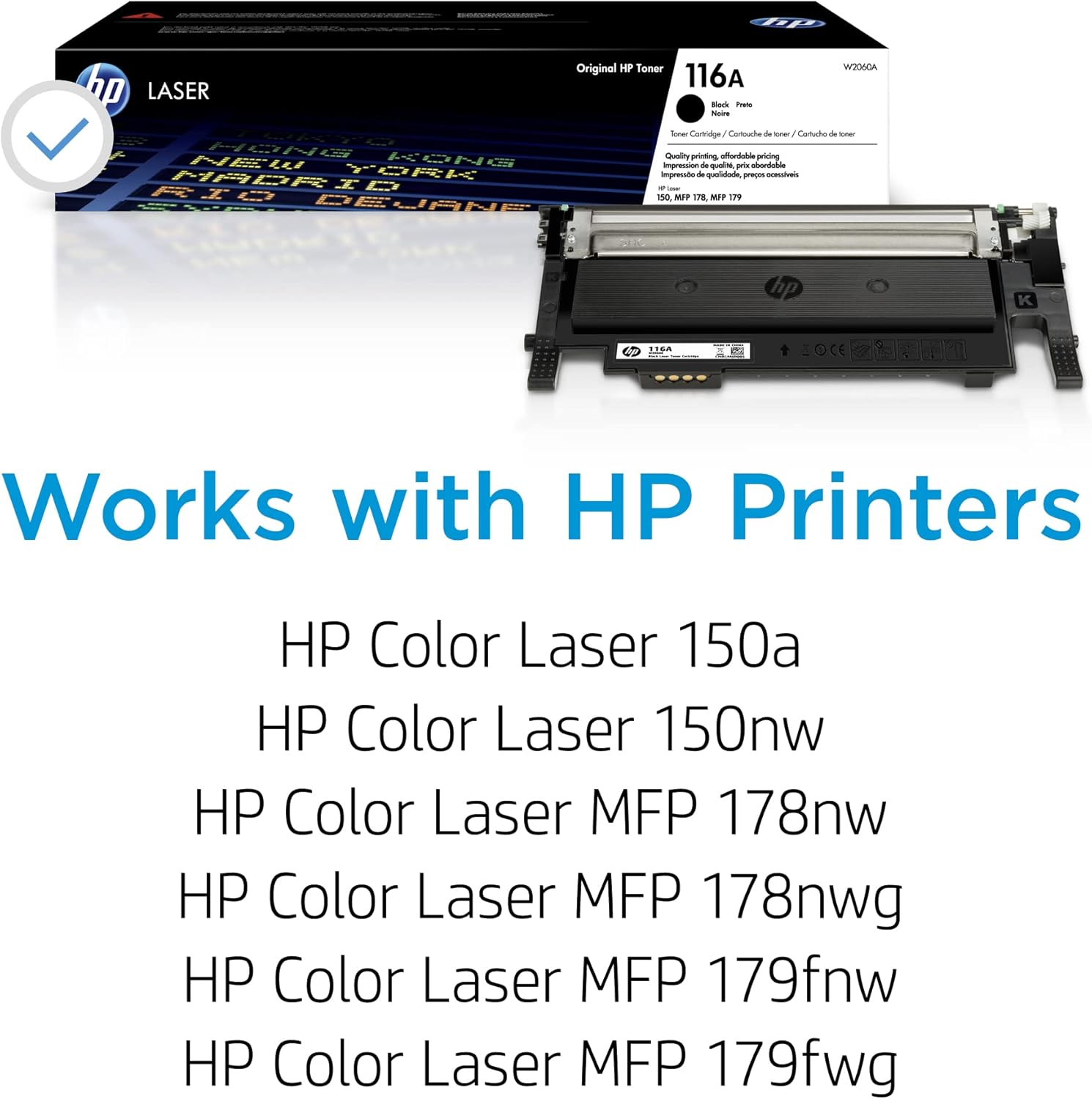 HP 116A | W2060A | Toner-Cartridge | Black Pack of 2