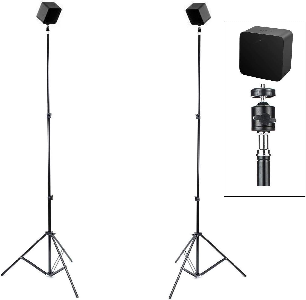 Skywin VR Tripod Stand Compatible with SteamVR Base Station 2.0 - Sensor Stand and Base Station for Sensors and Oculus Rift Constellation (2-Pack) Pack of 2