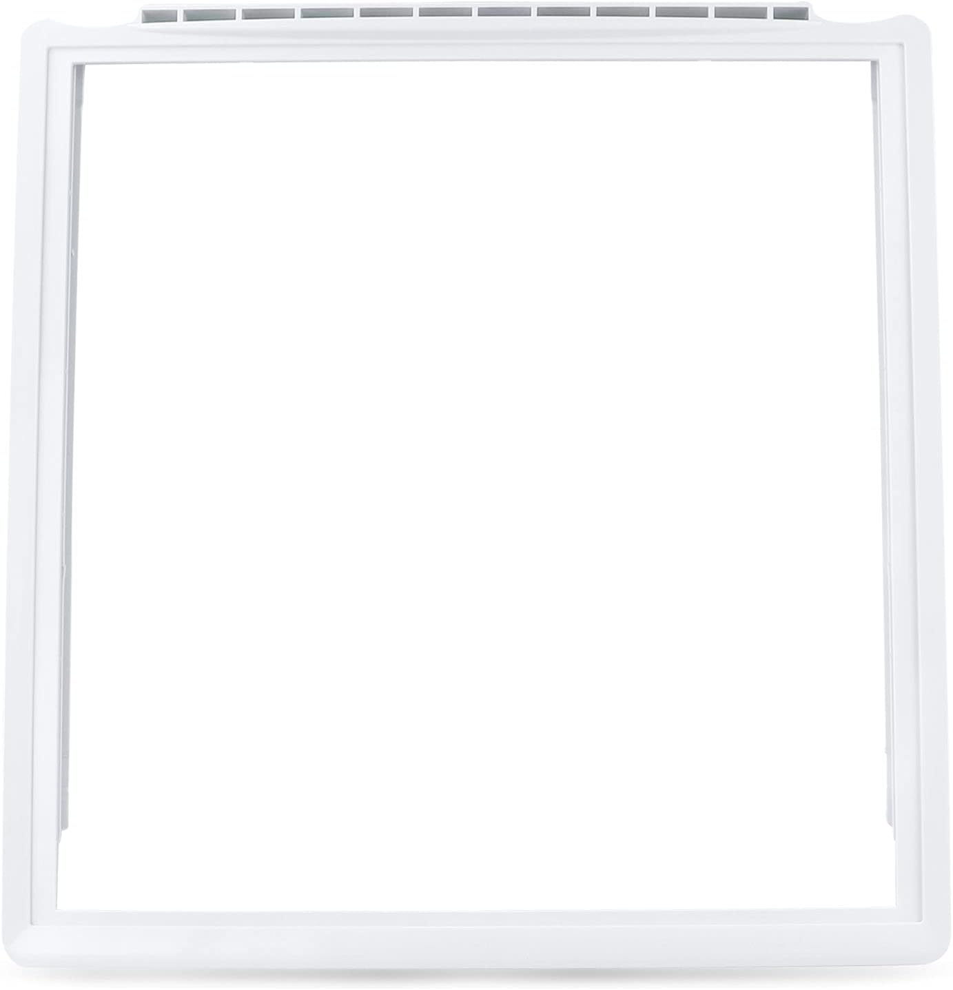 New Updated 241969501 Crisper Pan Cover, Shelf Frame Without Glass Refrigerator, Delicatessen Drawer Cover,Compatible with frigidaire, Replaces AP4433007,1512992,PS2363832,etc Pack of 2